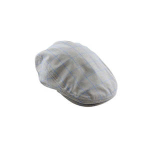 Dutton Cotton Check Summer Ivy Cap with Printed Lining