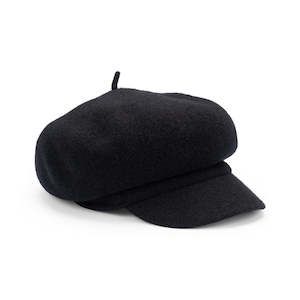 Henley Wool Baker Boy Cap – Vintage-Inspired Flat Cap for Winter