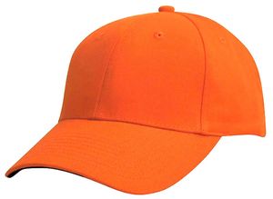Premium Heavy Brushed Cotton Cap(Orange Color) – Durable Everyday Style