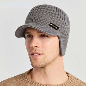 Urban Bestsellers: Men’s Thermal Wool Beanie – Thick Winter Hat with Ear Flap Coverage