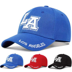 Baseball Caps: Los Angeles Vintage Baseball Cap - Casual Retro Style Cap For Versatile Weekend Outfits