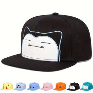 Pokemon Retro Snapback Cap - Classic Streetwear With Retro Gaming Flair For Pokemon Fans