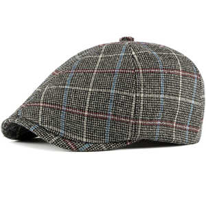 Carberry Plaid 6-Panels Cap - Timeless Plaid Six Panel Cap For Daily Use And Casual Style