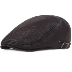 Barklay Leather Flat Cap - Vegan Leather Cap For Casual And Smart Looks Cruelty Free