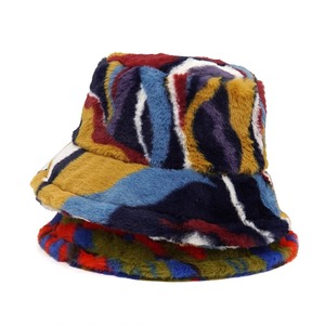 Autumn Abstract Fur Hat - Fur