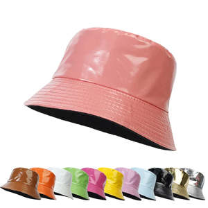 Reversible Leather Bucket Hat – Waterproof Adjustable Hat