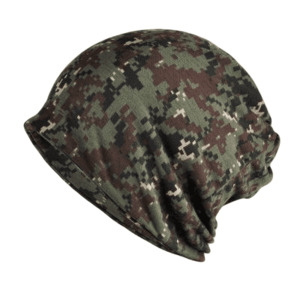 Beanies: Pixel Camouflage Snood Beanie With Premium Comfort and Style - Urban Caps