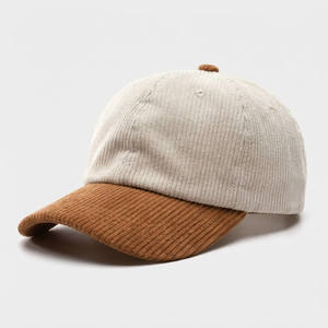 Baseball Caps: Two-Tone Corduroy Cap Premium Style Modern Wardrobe - Urban Caps