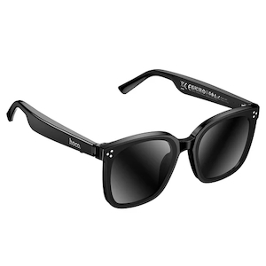 Gaming and Fun: HOCO Wireless Air Conduction Audio Sunglasses with Music Playback, 6 Hours Playtime