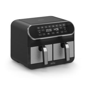 Products: Mila EasyChef Dual 8L Dual Basket Air Fryer w Touch Control