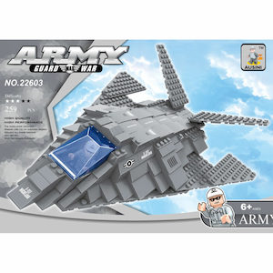 Military Stealth Bomber Kids Blockset 259pcs