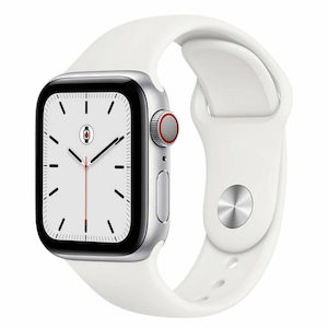 Products: Apple Watch Silicone Band White L