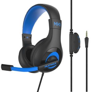 Playmax MX1 Universal Headset – Black/Blue