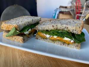 All: Roast pumpkin sandwich (VEGE)
