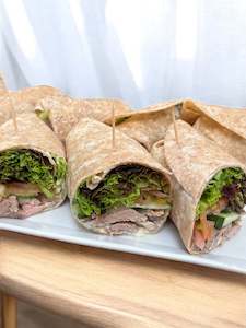 Souvlaki lamb wrap