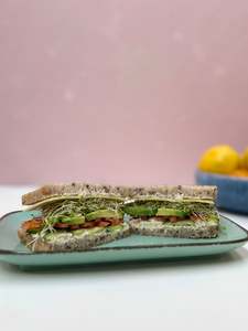 Loaded cucumber + avocado sandwich (VEGE)