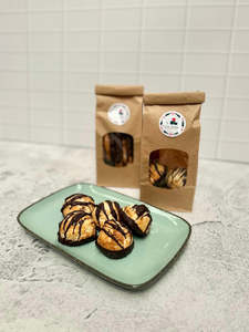 All: Coconut chocolate dipped macaroons (GF/vegan)