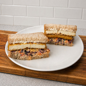 All: Tasty tofu sandwich