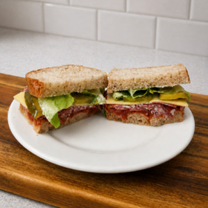 Salami sandwich