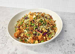 All: Winter satay noodle salad
