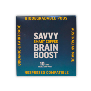 Savvy: Savvy Brain Boost Coffee Pods (10 Double Shot Pods)