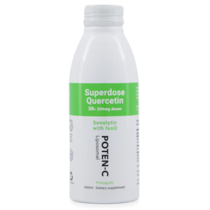 Poten C: Poten-C Superdose Liposomal Quercetin - 450ml