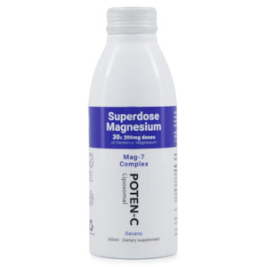 Poten C: Poten-C Superdose Liposomal Magnesium - 450ml