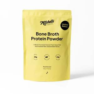 New Arrivals: Mitchells Bone Broth Protein Banana Limited Edition 500g