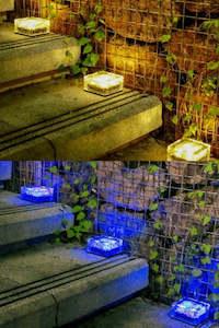 Home Plant Decor Gifts: Waterproof Solar Garden LED Light Large - Set of 3