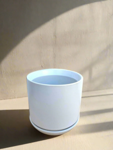 Adelle Straight Planter Pot 13.5CM - White