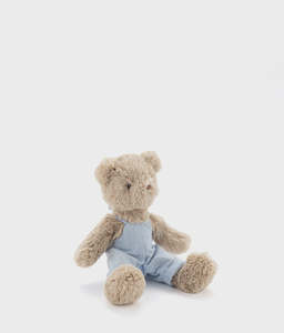 Nana Huchy - Baby Honey Bear - Baby Blue Overalls