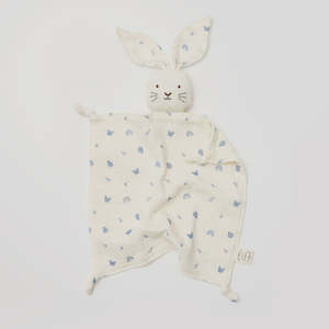 Over The Dandelions Organic Muslin Bunny Lovey - Enchanted Garden