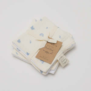 Baby Child: Over The Dandelions Wash Cloths Set Of 2 - Enchanted Garden