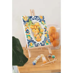 Gifts: Paint Like Frida - Amalfi Lemons Mini Paint By Numbers