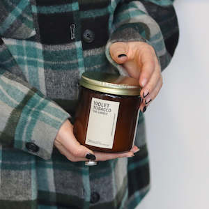 Amberjack Soy Candle - Violet Tobacco