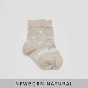 Lamington Socks: Lamington Merino Baby Crew Length Socks - Ted