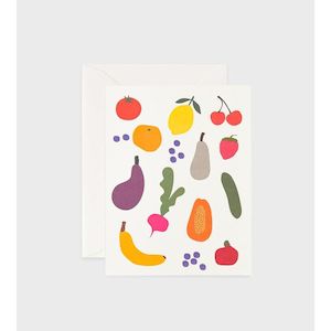 Father Rabbit Stationery - Colourful Fruit