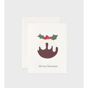 Father Rabbit Stationery - Merry Christmas Pudding