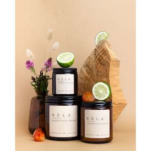 Candles Home Fragrance: Nola - Sandalwood & Almond