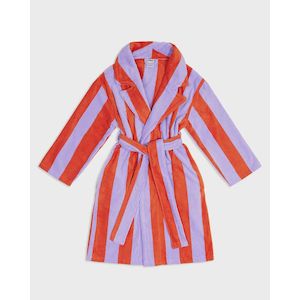 Mothers Day: Hommey Robe - Grapefruit Stripes