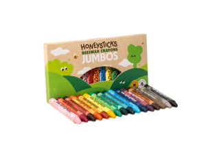 Play: Honeysticks Beeswax Crayons - Jumbo 16 Pack