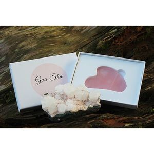Nudi Point: Rose Quartz Gua Sha - Facial Lifting Tool