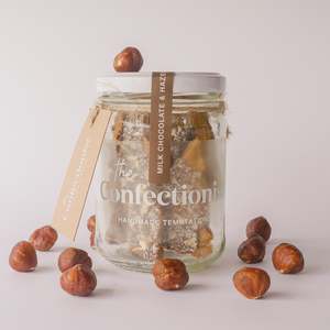 Food Supplements: The Confectionist Milk Chocolate & Hazelnut Toffee 85g Jar