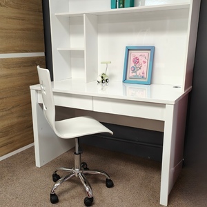 Products: Adela Desk Gloss White - Windmill Kids Furniture