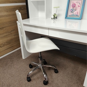 Adela Computer Chair Gloss White - Windmill Kids Furniture