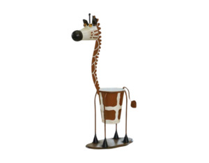 Metal Giraffe Pot Figurine - Windmill Kids Furniture