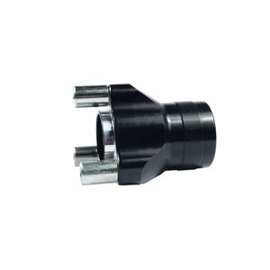 Axles Hubs: Kartech - Wheel Hub - Front - 25 x 80mm - Alloy Black