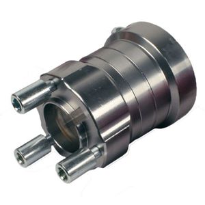 Axles Hubs: Kartech - Wheel Hub - Rear - 50 x 90mm - Black