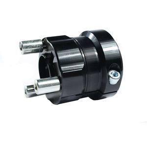 Axles Hubs: Kartech - Wheel Hub - Rear - 50 x 70mm - Black