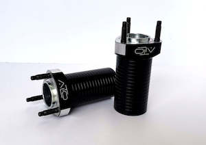 Axles Hubs: Alto Front Hub 25mm x 110mm Alloy Black